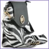 Állatmintás merev válltáska, műbőr, zebra lupusbag-hu 2