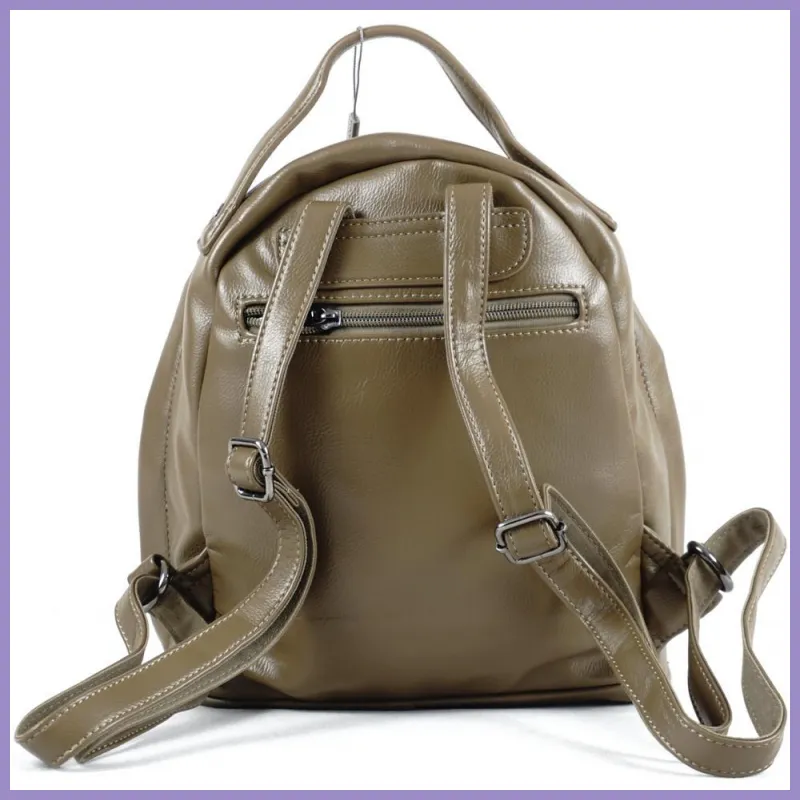 David Jones női hátitáska kordbársony, khaki lupusbag-hu 3