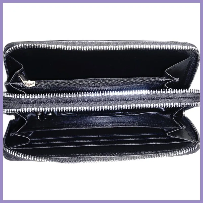 Duplarekeszes női pénztárca felirattal, műbőr, rózsaszín lupusbag-hu 3