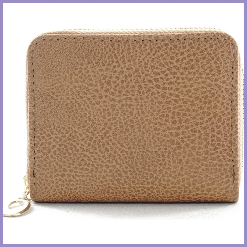 Egyszerű női pénztárca, műbőr, barna lupusbag-hu 1