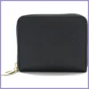 Egyszerű női pénztárca, műbőr, fekete lupusbag-hu 1