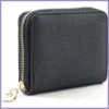 Egyszerű női pénztárca, műbőr, fekete lupusbag-hu 2