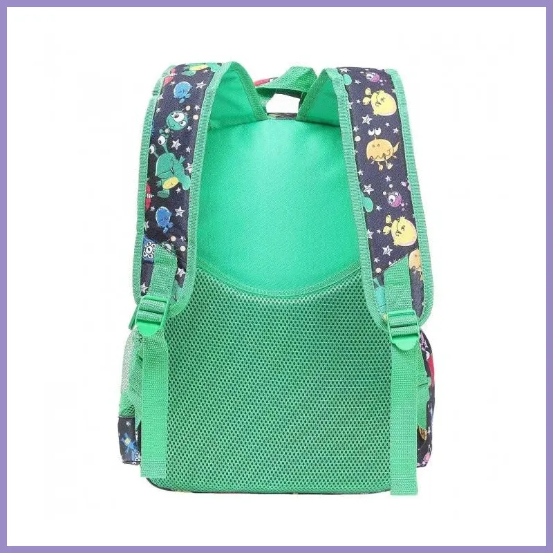 Gyerekhátizsák alien, poliészter, fekete lupusbag-hu 3