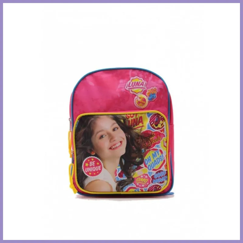 Gyerekhátizsák, Soy Luna, poliészter, rózsaszín lupusbag-hu 1