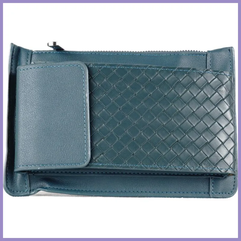 Keresztpántos kistáska telefontartóval, műbőr, kék lupusbag-hu 1