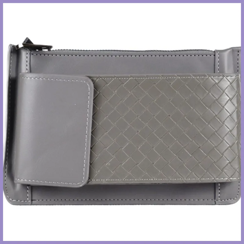 Keresztpántos kistáska telefontartóval, műbőr, szürke lupusbag-hu 1