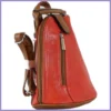 Kicsi hátitáska (válltáskaként is hordható), műbőr, piros lupusbag-hu 2
