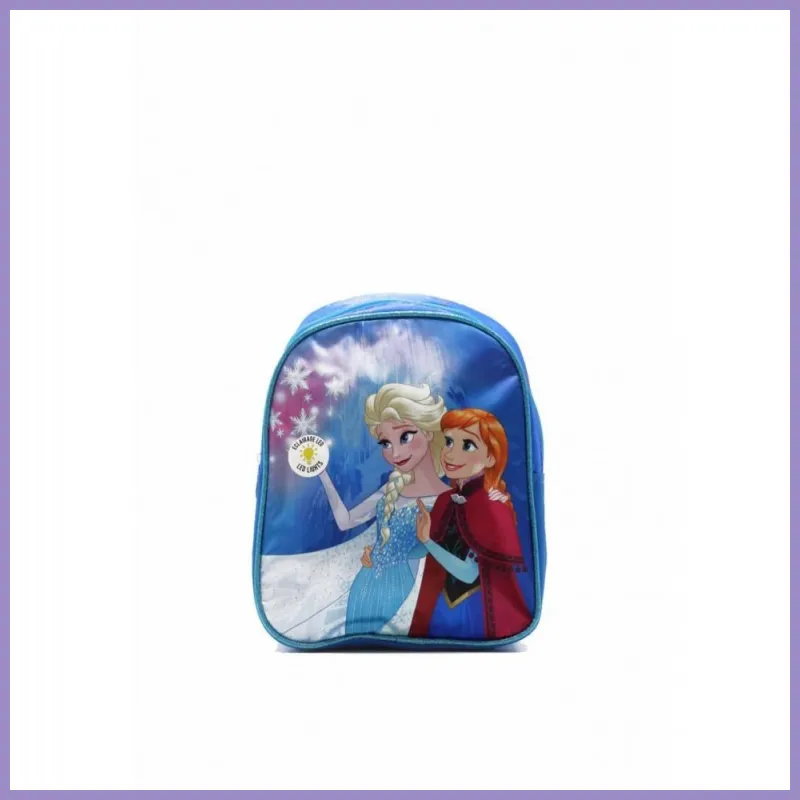 Kisméretű gyerekhátizsák, Jégvarázs, poliészter, kék lupusbag-hu 1