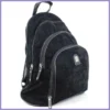 Laptop hátitáska, poliészter, fekete, utazó hátizsák lupusbag-hu 2