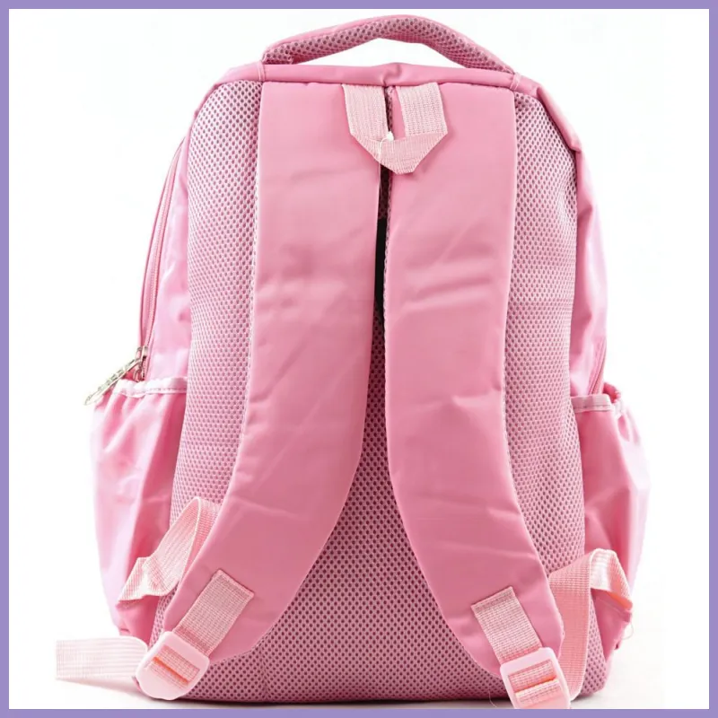 Nagyméretű gyermekhátizsák tengericsillaggal, rosé lupusbag-hu 3