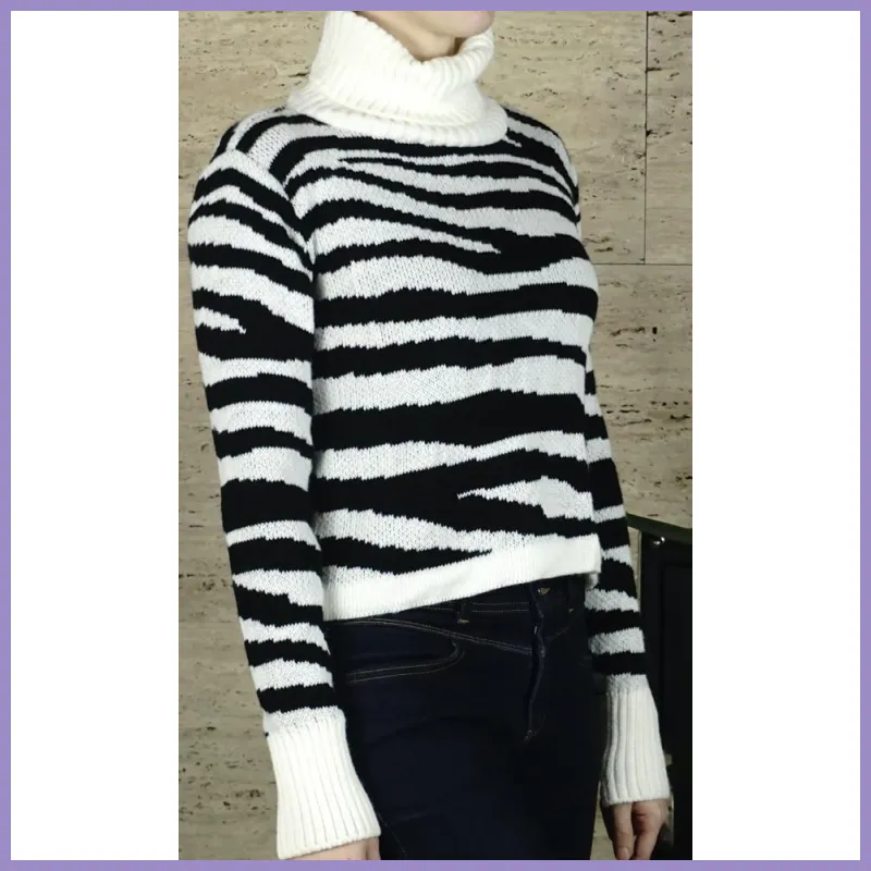 Női garbó, rövid derekú, fehér lupusbag-hu 2