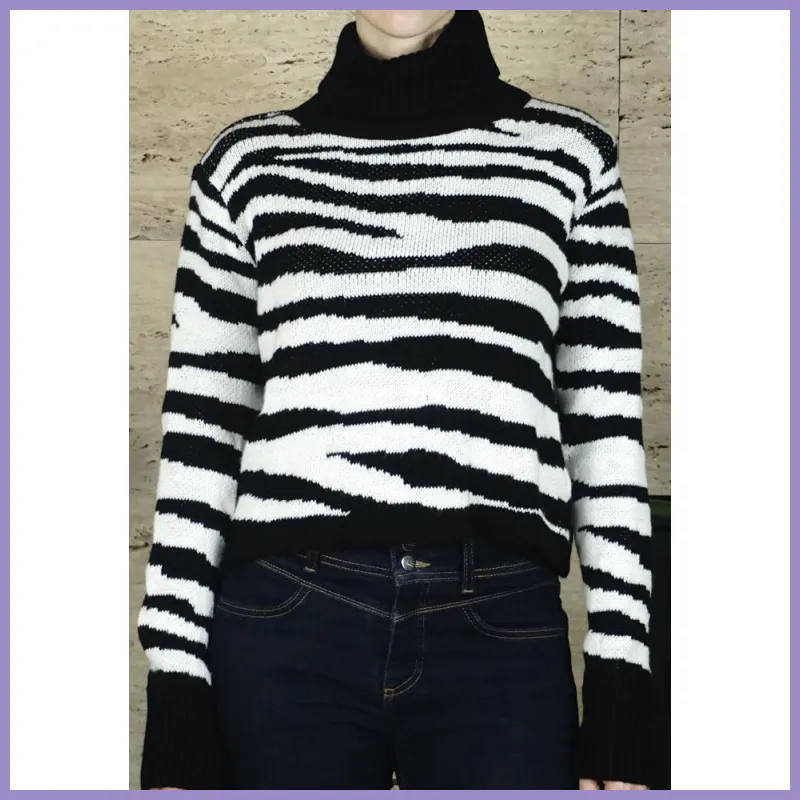 Női garbó, rövid derekú, fekete lupusbag-hu 1