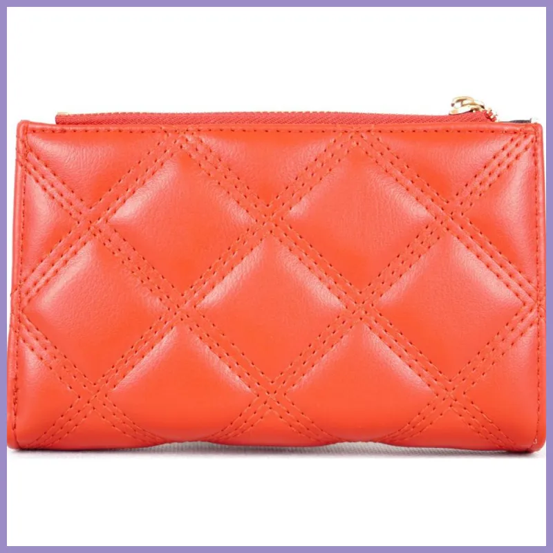 Női pénztárca steppent mintával, műbőr, piros lupusbag-hu 3