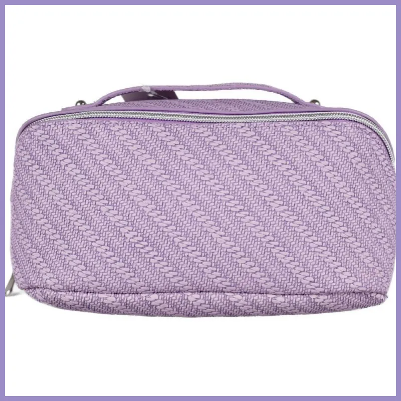 Női pulcsimintás neszesszer, poliészter, lila lupusbag-hu 1