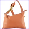 Női válltáska nagy láncszemmel, műbőr, barack lupusbag-hu 1