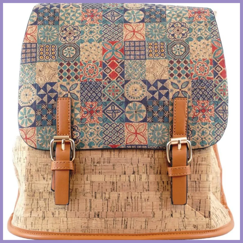 Parafa női hátitáska díszcsattal, minta3 lupusbag-hu 1