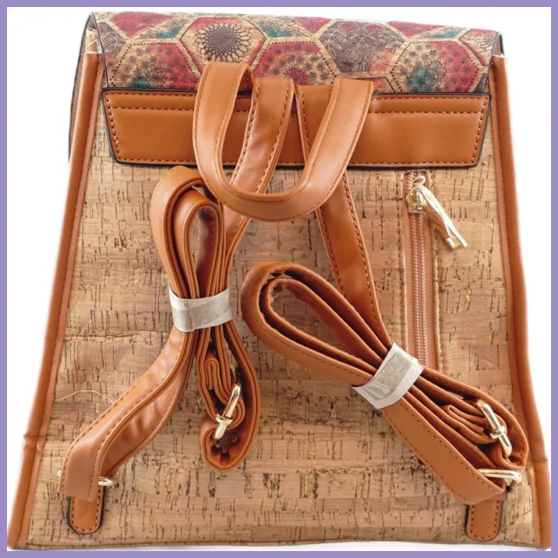 Parafa női hátitáska díszcsattal, minta4 lupusbag-hu 3