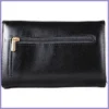 Sok rekeszes bőrhatású női pénztárca, műbőr, fekete lupusbag-hu 3