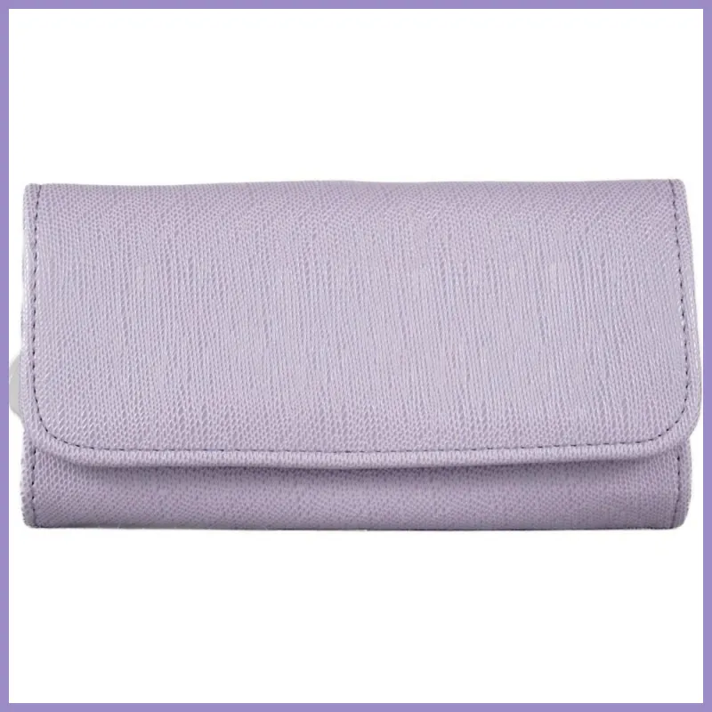 Sok rekeszes patentos női pénztárca, műbőr, lila lupusbag-hu 1