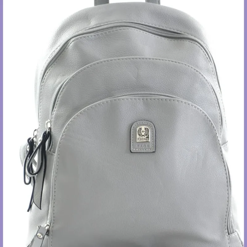 Szürke női hátizsák
