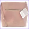 VIA55 elegáns női kis keresztpántos táska merev fazonban, rostbőr, rózsaszín lupusbag-hu 3