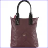 VIA55 női steppelt magas válltáska, rostbőr, bordó lupusbag-hu 1